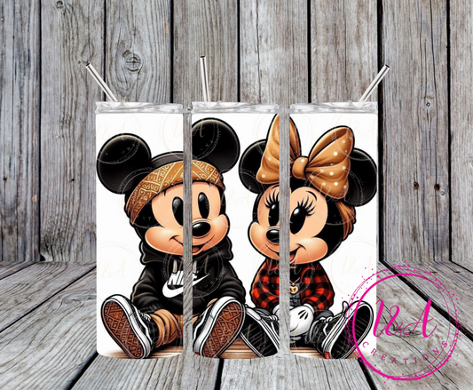 Cute baby mouse couple