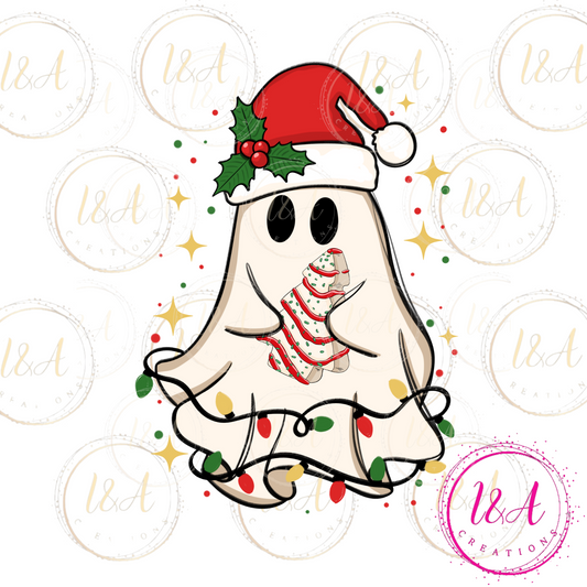 #181B Christmas ghost