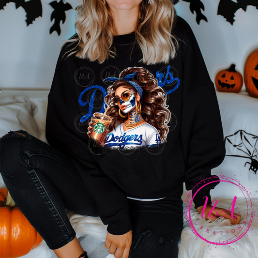 #452B skelly girl Dod