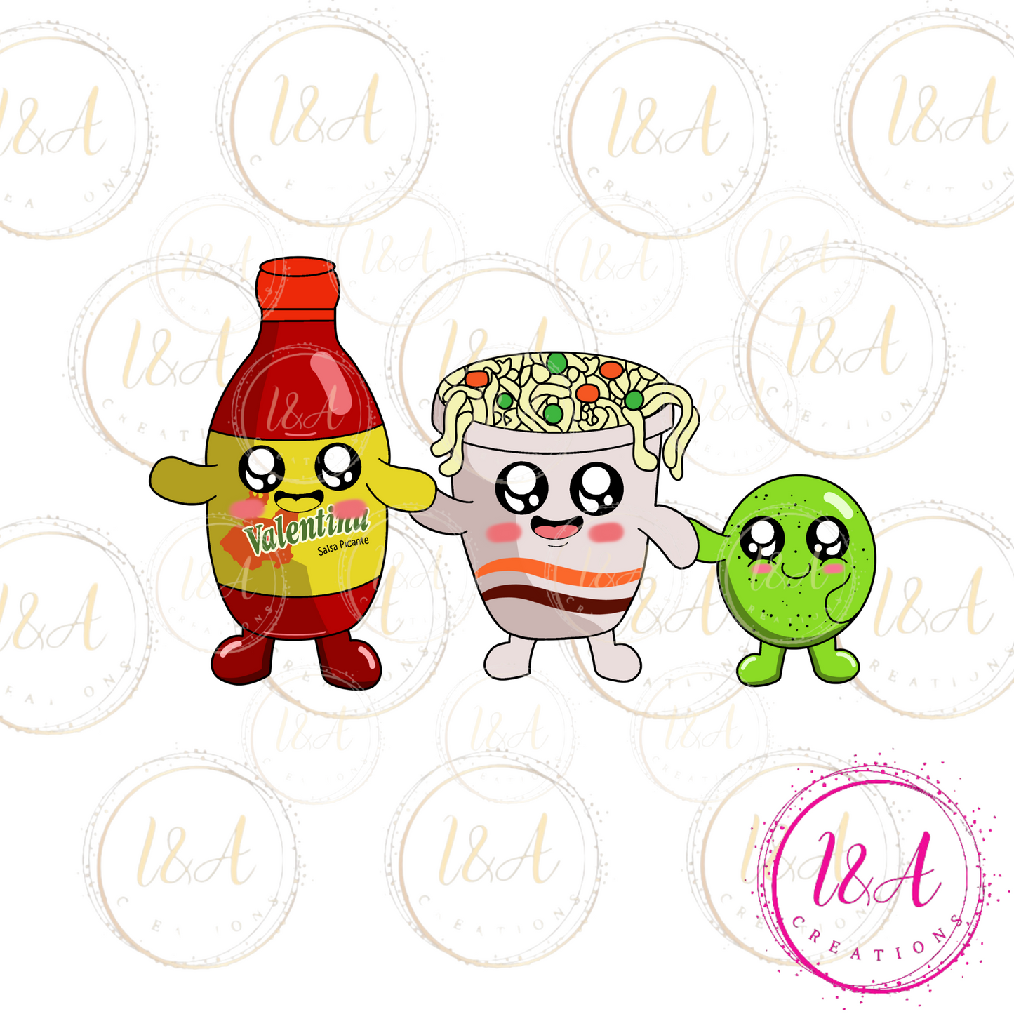 #734B cute valentina maruchan limon