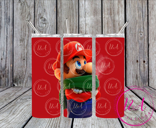 Green scarf mario