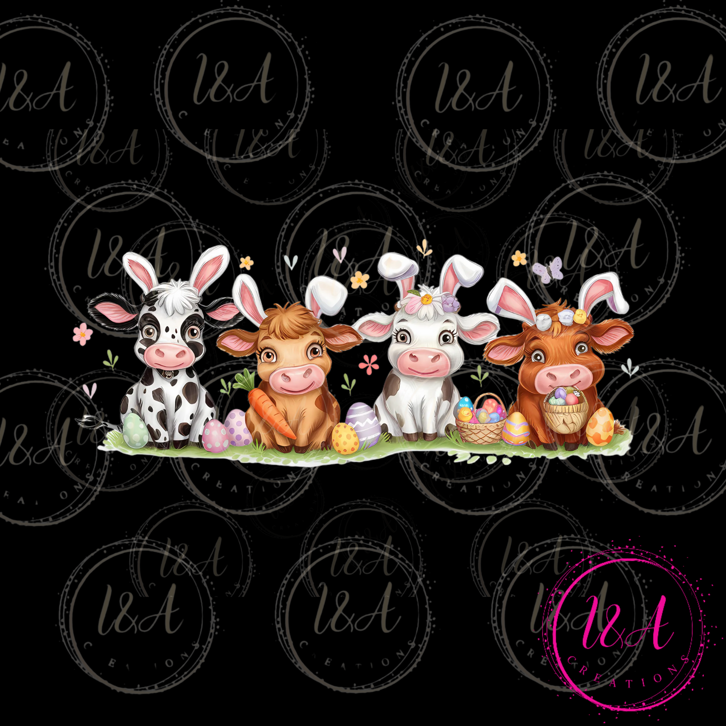 #709B easter cows