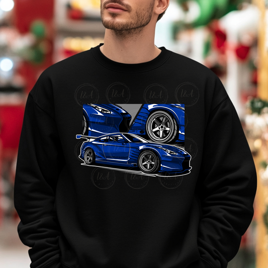 #513B  blue car