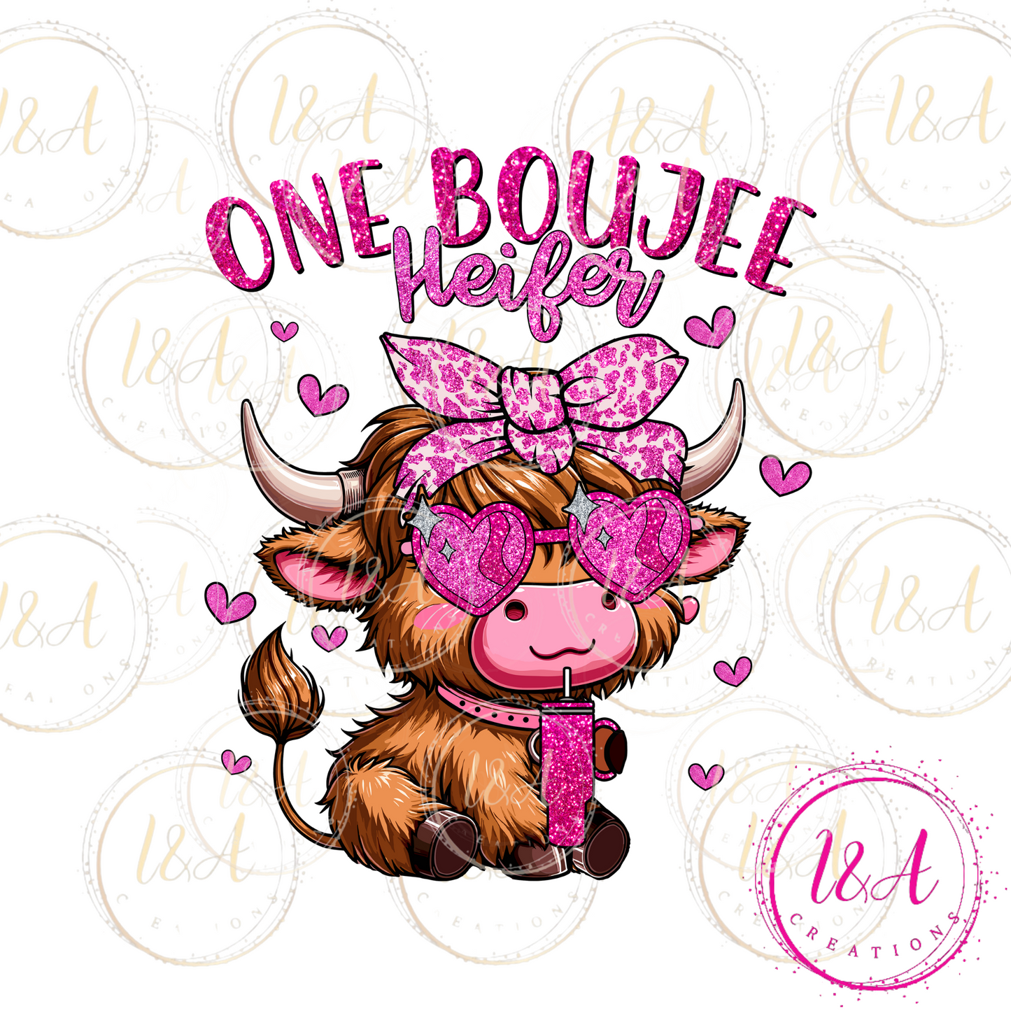 #683B one boujee heifer