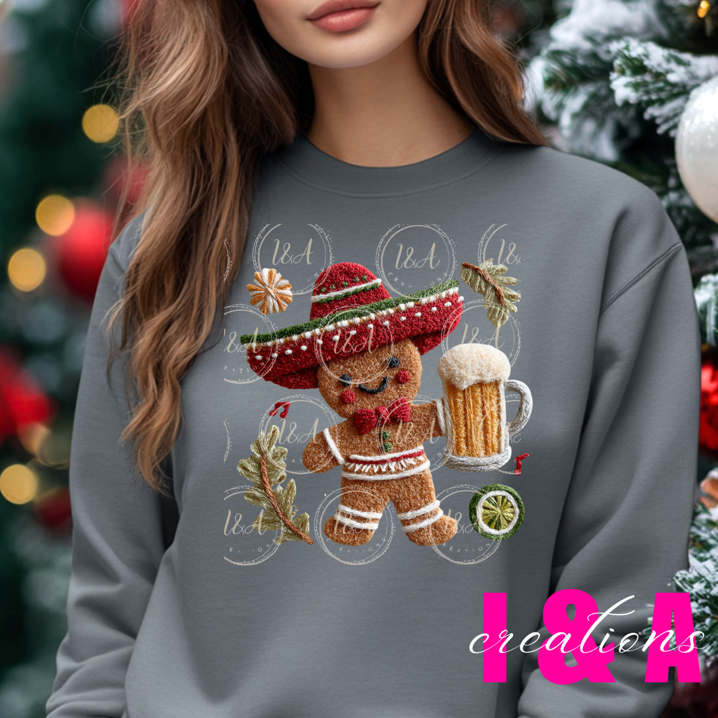 #228C Faux chrochet Mexican cookie