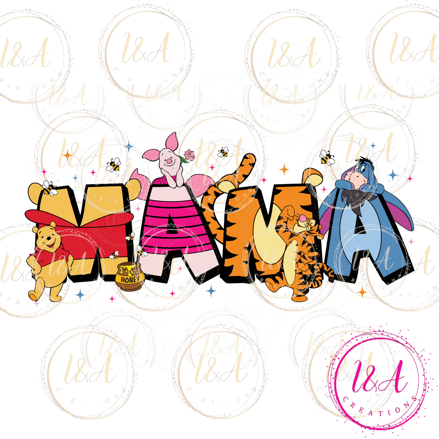 #391 mom honey bear and friends