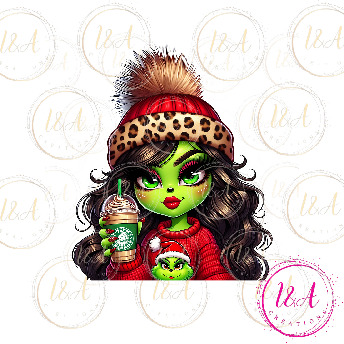 #533B green grinchyyy girl