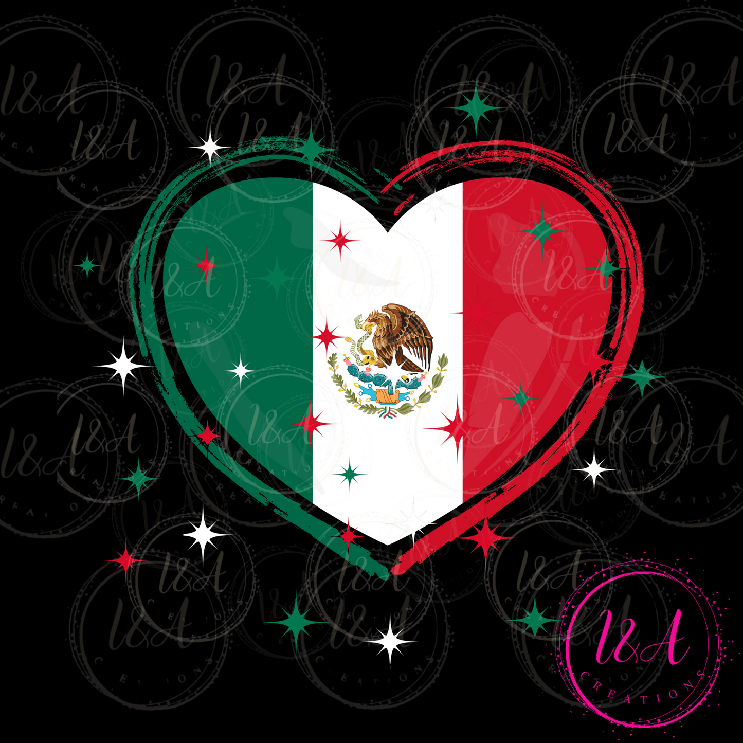 #58B Mexican heart