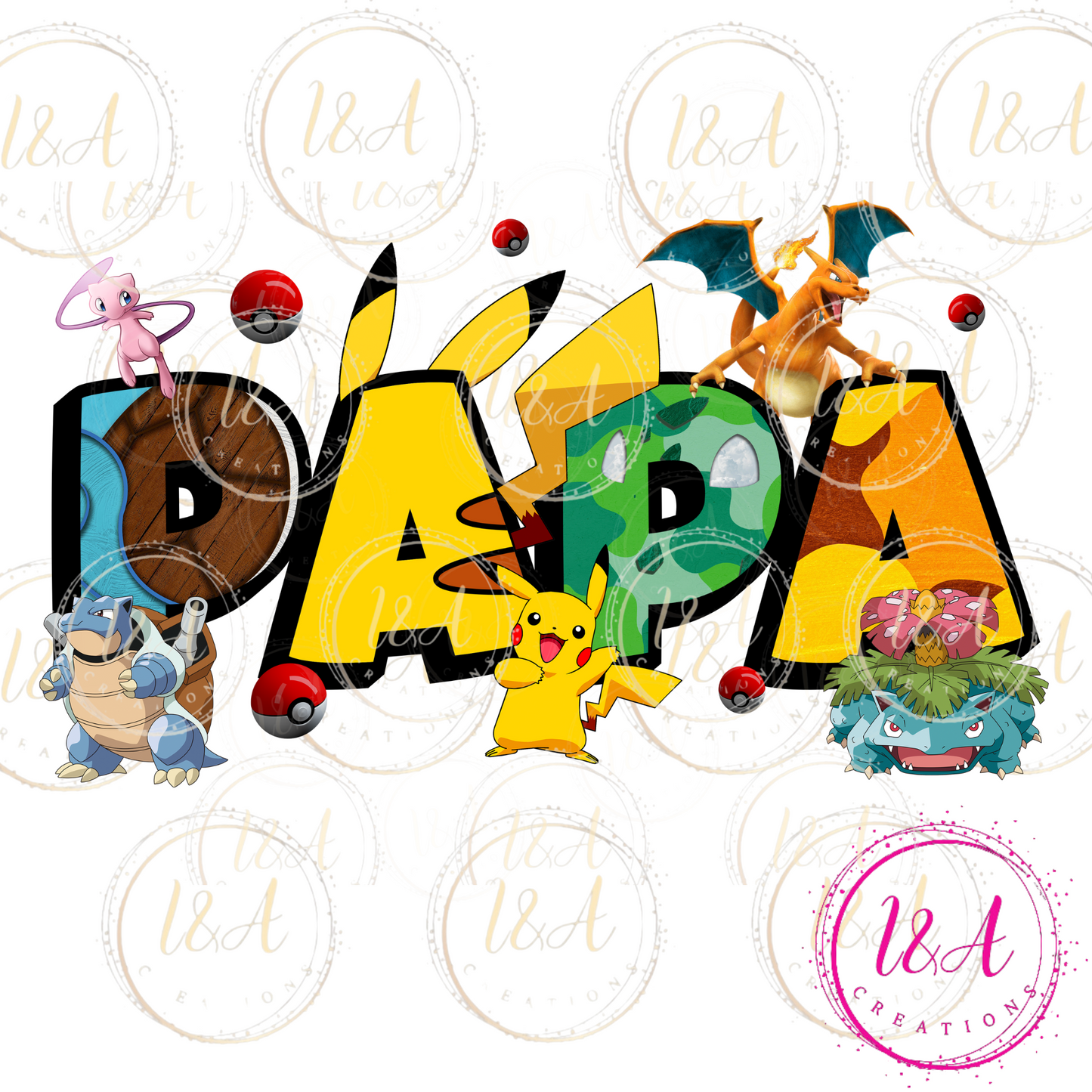 #456 PAPA-DAD/ pika
