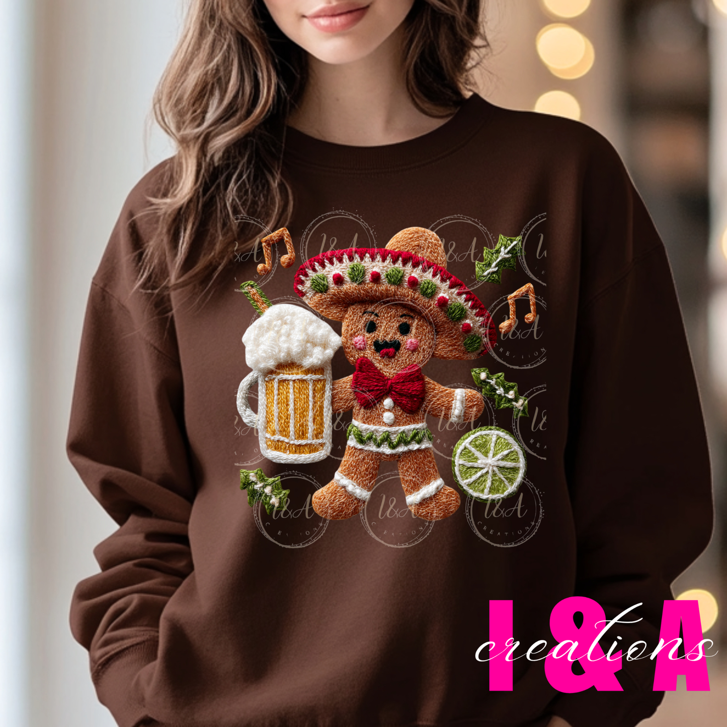 #228C Faux chrochet Mexican cookie