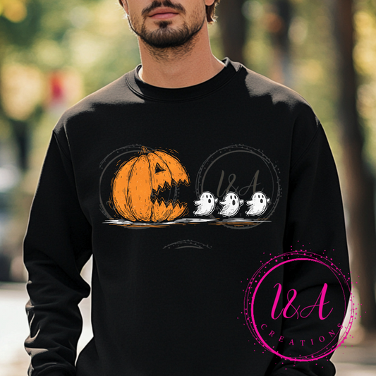 #50C pumpkin chasing ghosts